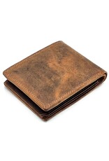Leather Fox Leather Wallets - Leather Wallet with Bull's Head
