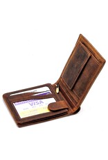 Leather Fox Leren Portemonnees - Leren Portemonnee met Stierenkop