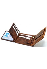 Leather Fox Leren Portemonnees - Leren Portemonnee met Stierenkop