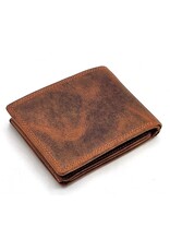 Hutmann Leather Wallets - Leather wallet with embossed Horse head