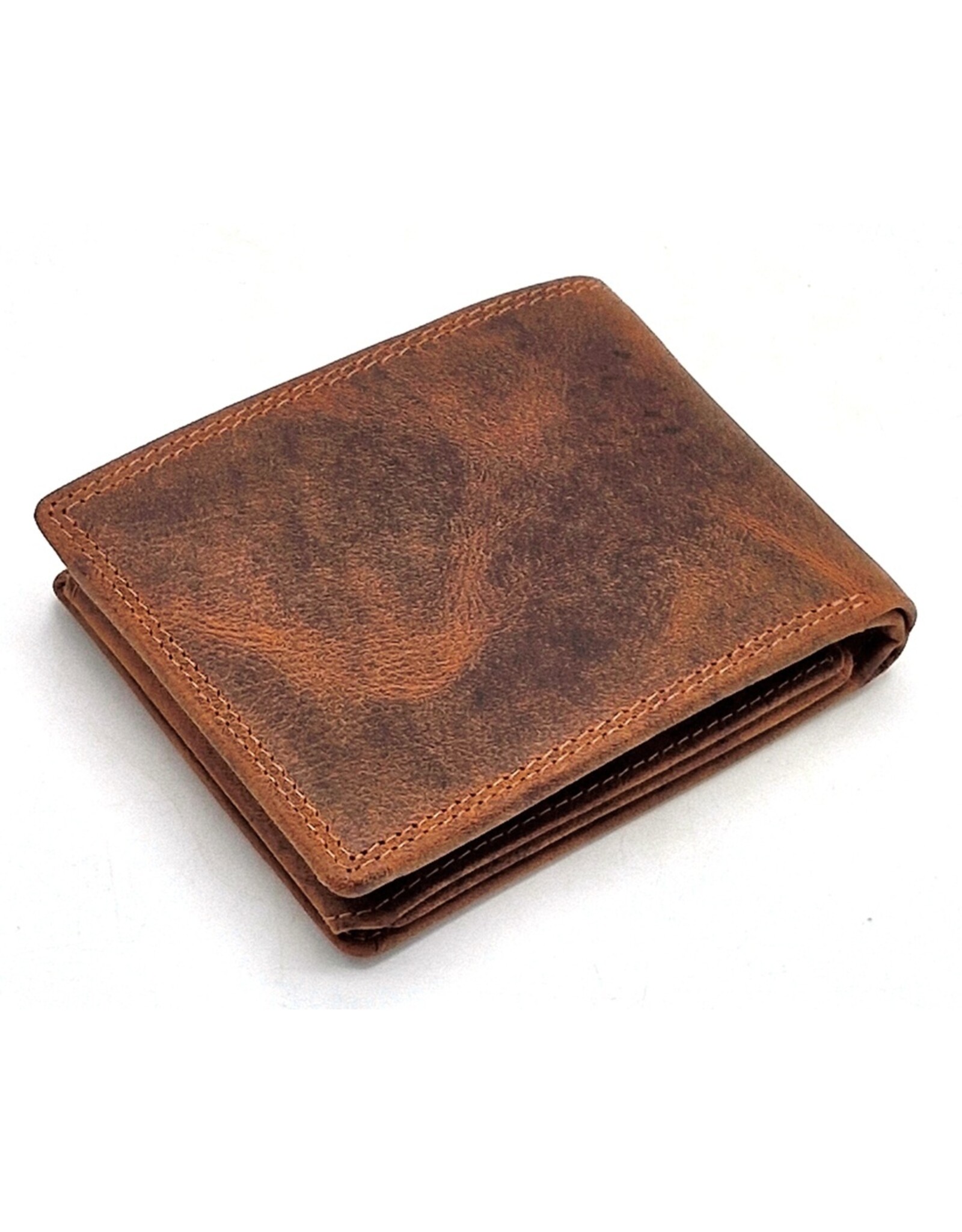 Hutmann Leather Wallets - Leather wallet with embossed Horse head