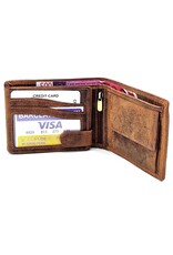 Hutmann Leather Wallets - Leather wallet with embossed Horse head