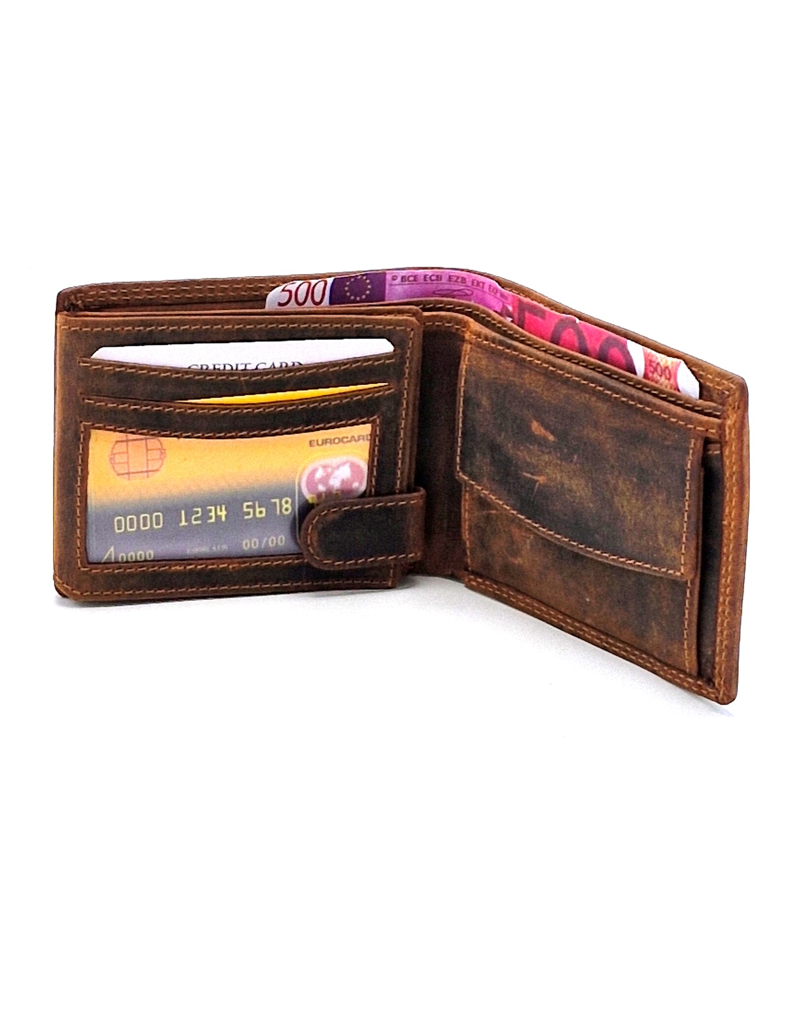 Leather Fox Leren Portemonnees - Leren Portemonnee Wild Luxury