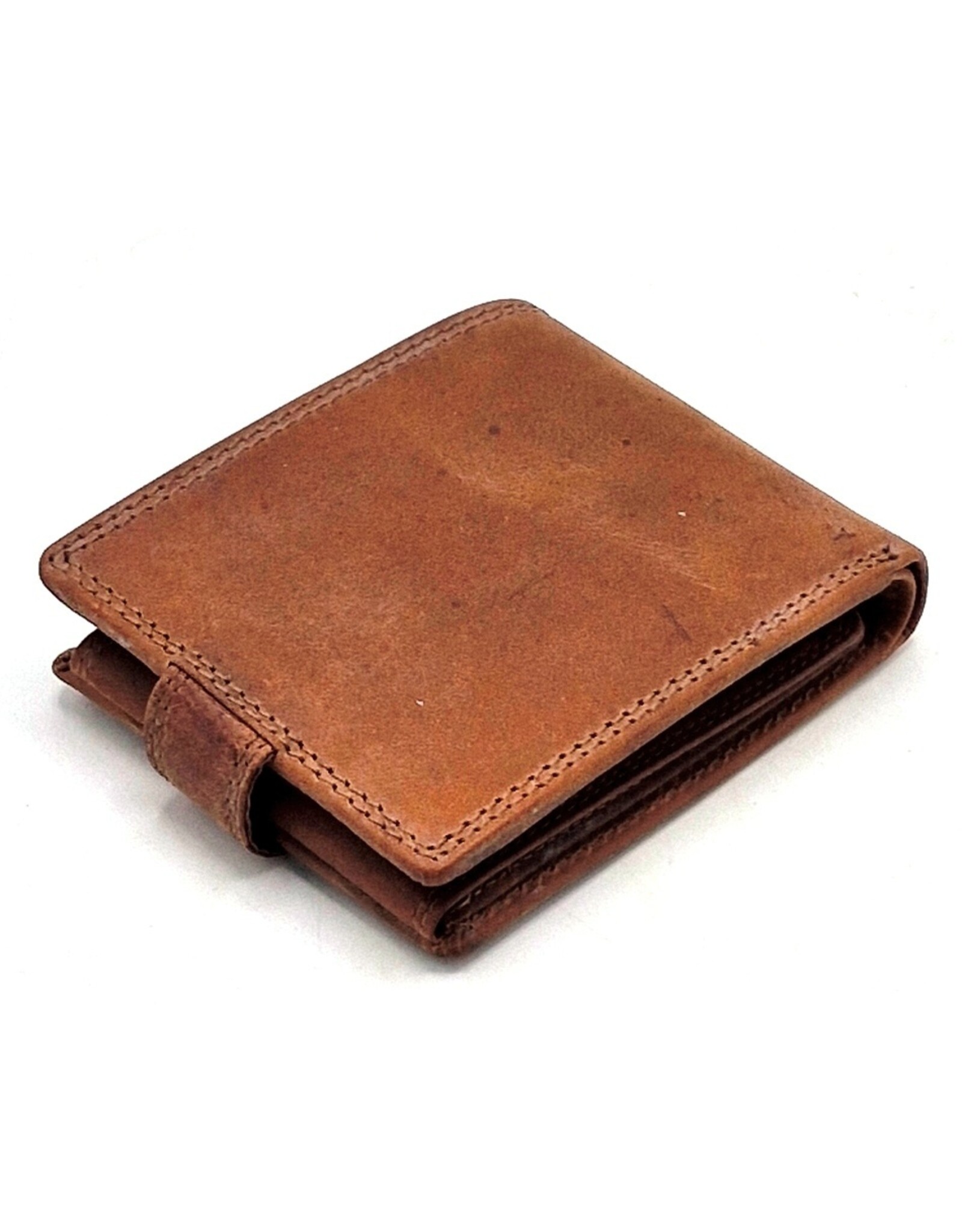 LW Leather Wallets - Leather Wallet with Wolf's Head