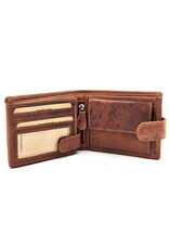 LW Leather Wallets - Leather Wallet with Wolf's Head