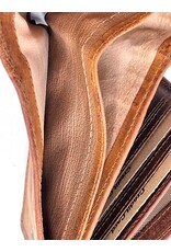 LW Leather Wallets - Leather Wallet with Wolf's Head