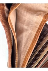 LW Leather Wallets - Leather Wallet with Wolf's Head