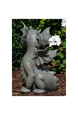 MC Giftware & Lifestyle - Tuindraak "Zittend" -  Drakenbeeldje 29,5cm