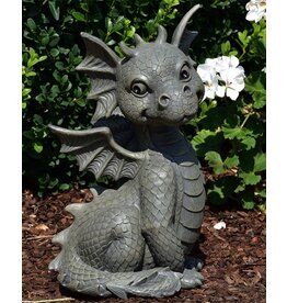 MC Tuindraak "Zittend" -  Drakenbeeldje 29,5cm