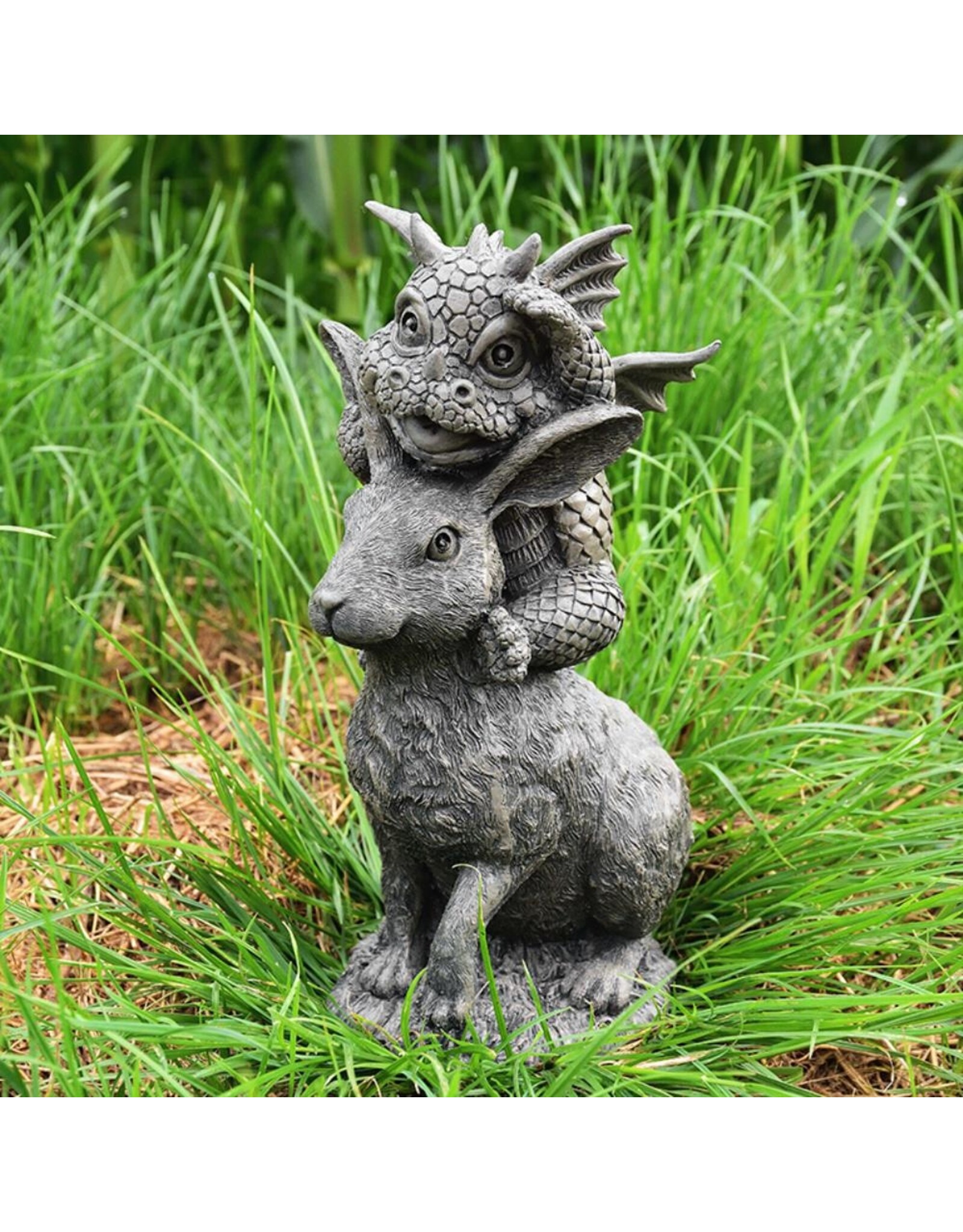 MC Giftware & Lifestyle - Tuindraak "Bunny" -  Drakenbeeldje 27cm