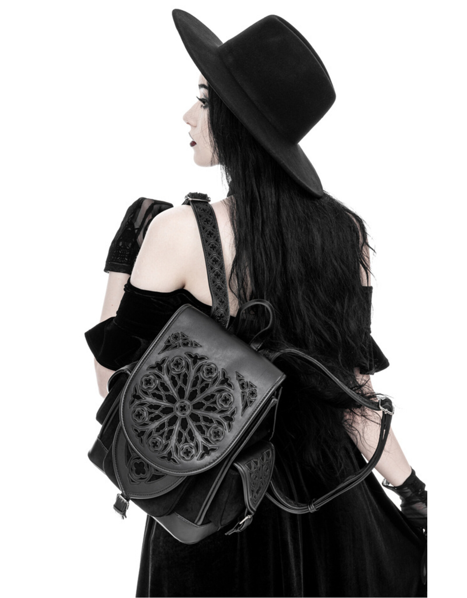 Restyle Gothic Tassen Steampunk Tassen - Rosarium Gothic Rugzak  - Restyle