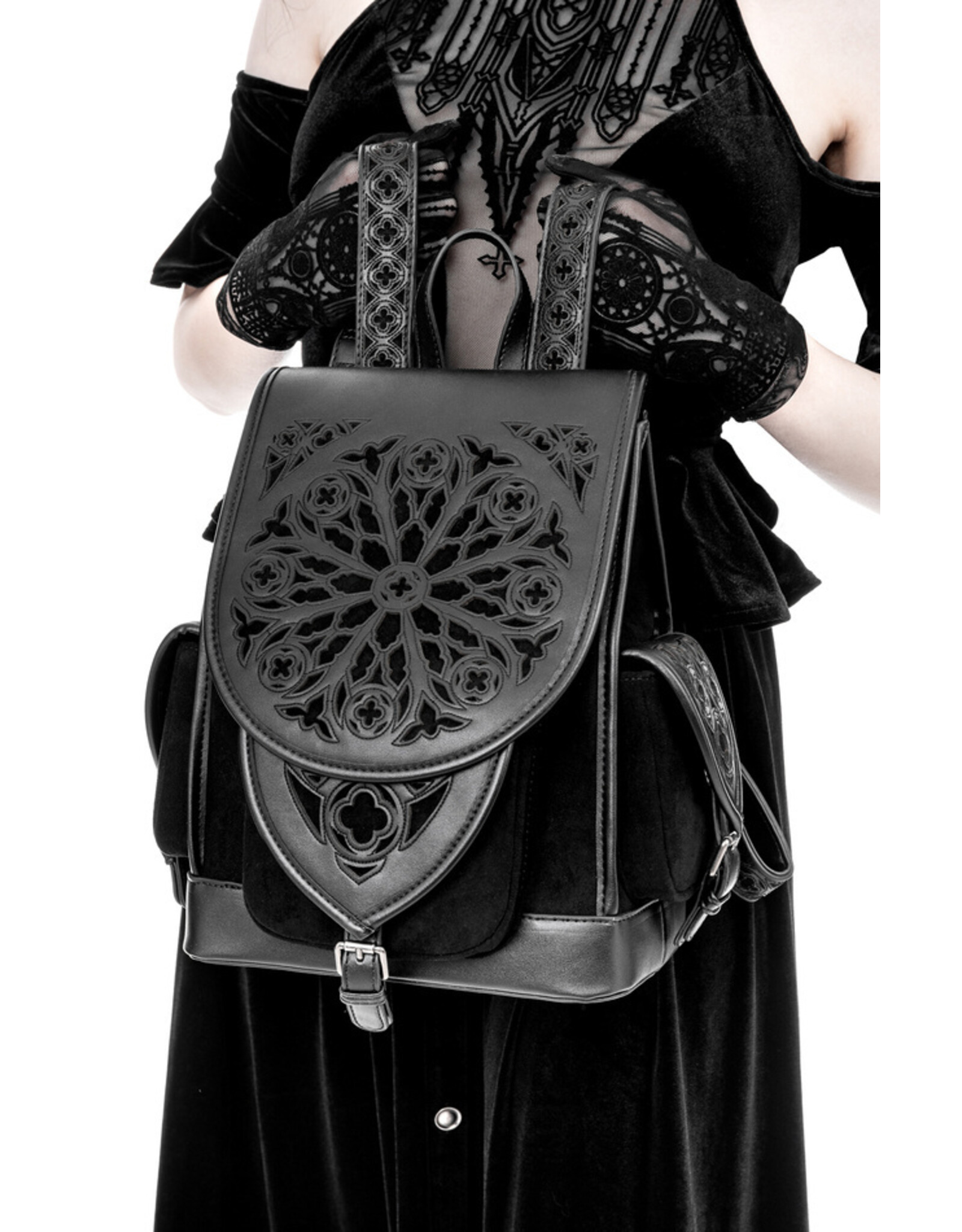 Restyle Gothic bags Steampunk bags - Rosarium Gothic Backpack  - Restyle