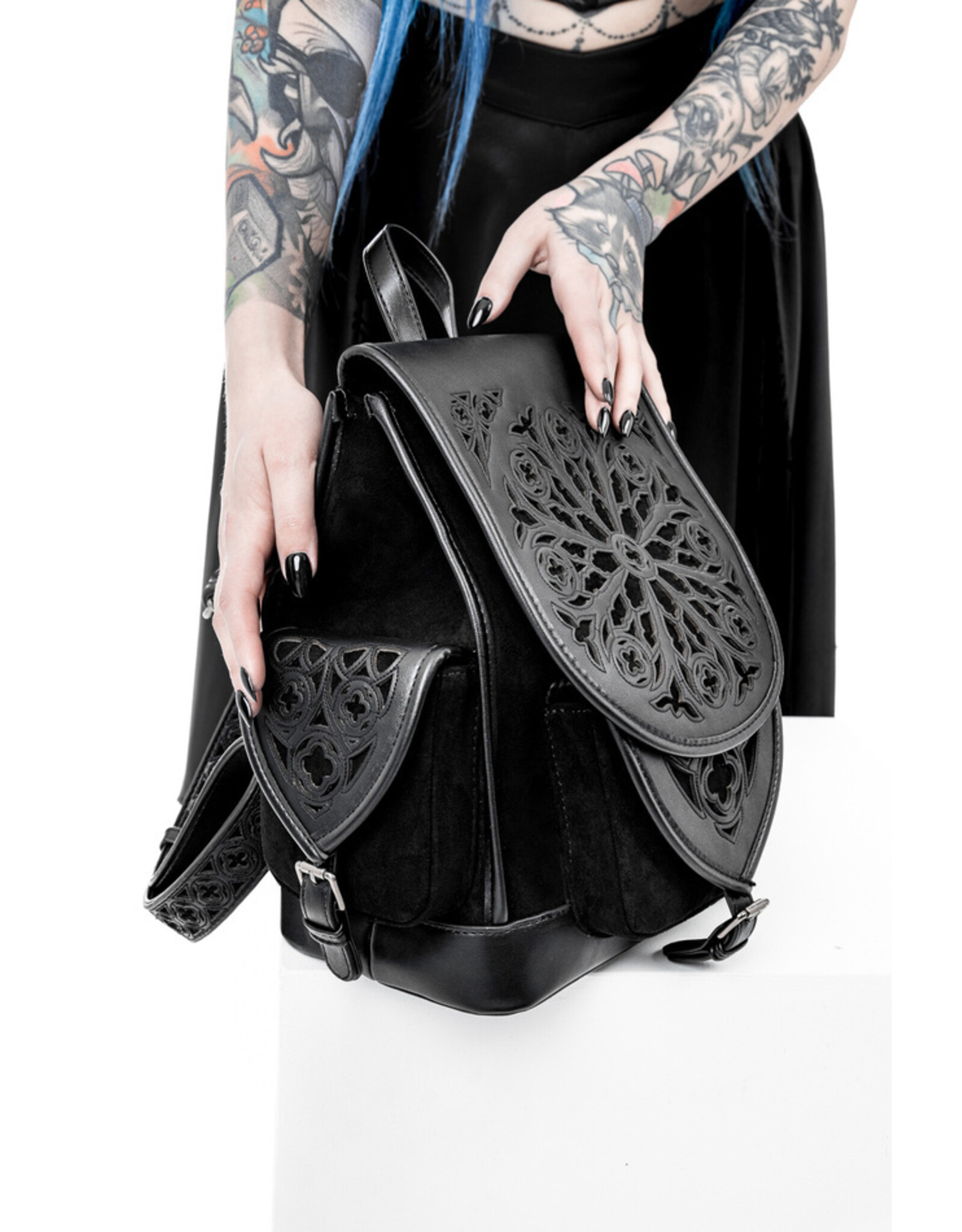 Restyle Gothic Tassen Steampunk Tassen - Rosarium Gothic Rugzak  - Restyle