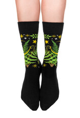 Restyle Miscellaneous - Herbal Jacquard Socks Restyle