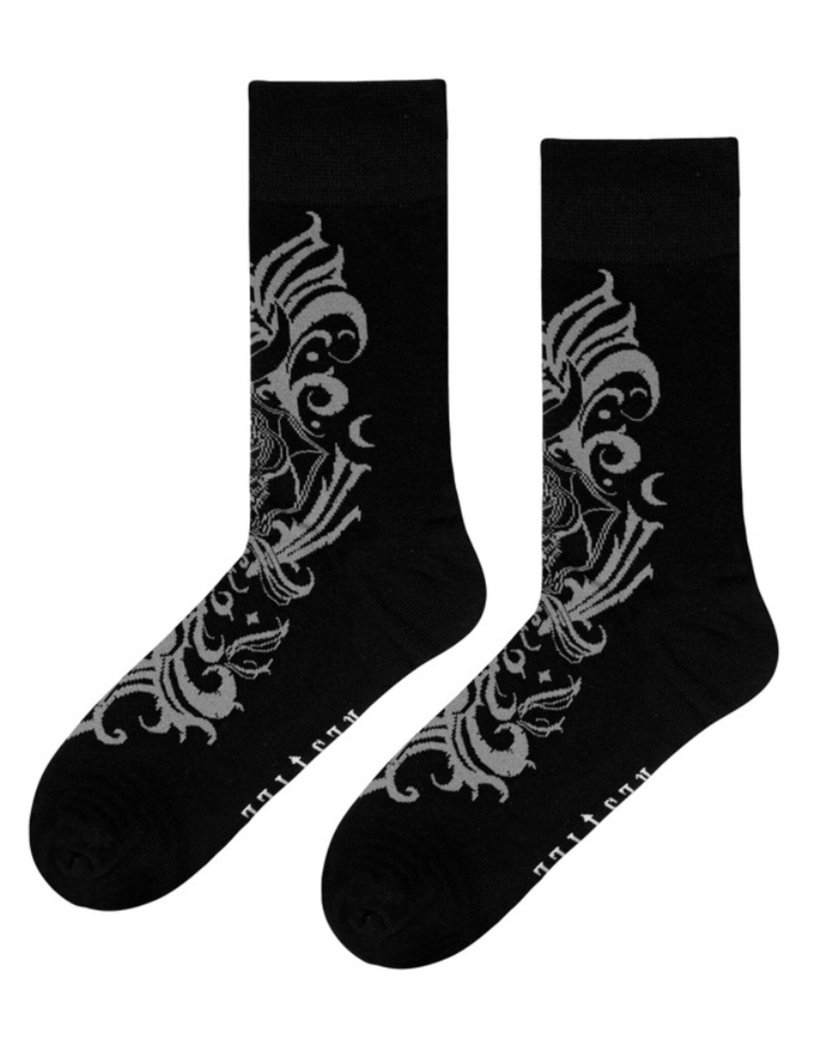 Restyle Miscellaneous - Bat Baroque Jacquard Sokken Restyle