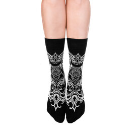 Restyle Bat Baroque Jacquard Sokken Restyle