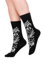 Restyle Miscellaneous - Bat Baroque Jacquard Socks Restyle