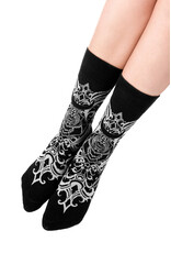Restyle Miscellaneous - Bat Baroque Jacquard Socks Restyle