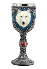 VG Giftware & Lifestyle - Keltische Kelk Witte Wolf