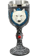 VG Giftware & Lifestyle - Celtic Goblet White Wolf