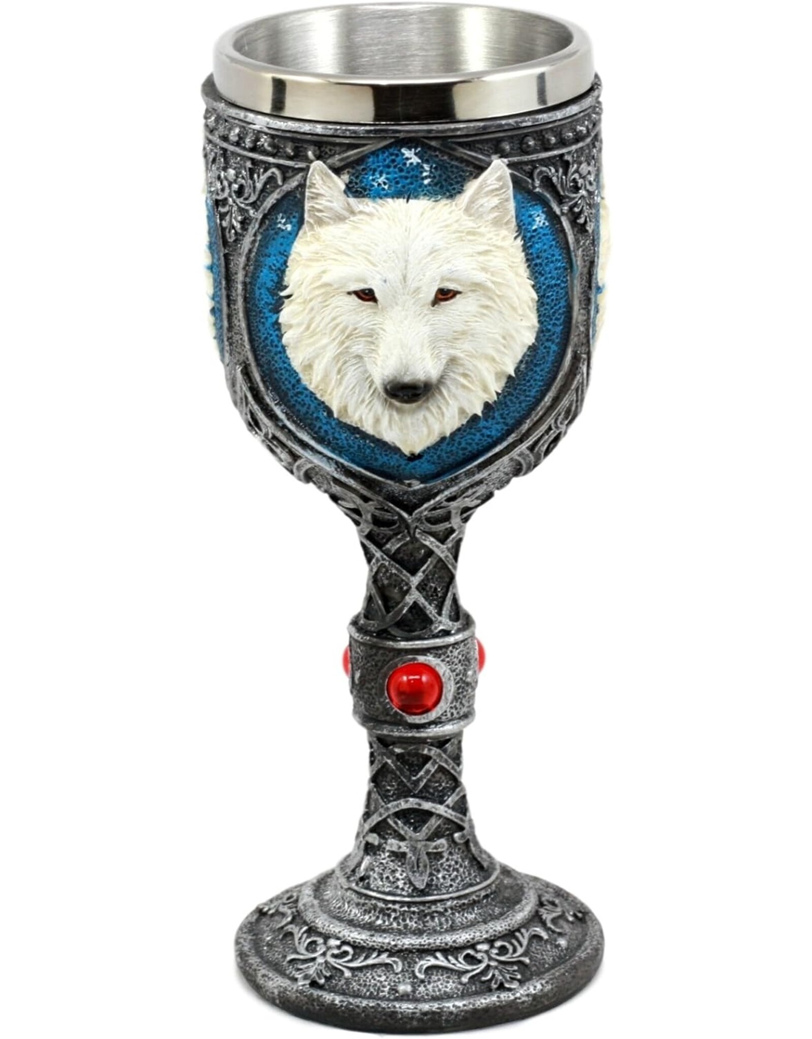 VG Giftware & Lifestyle - Celtic Goblet White Wolf