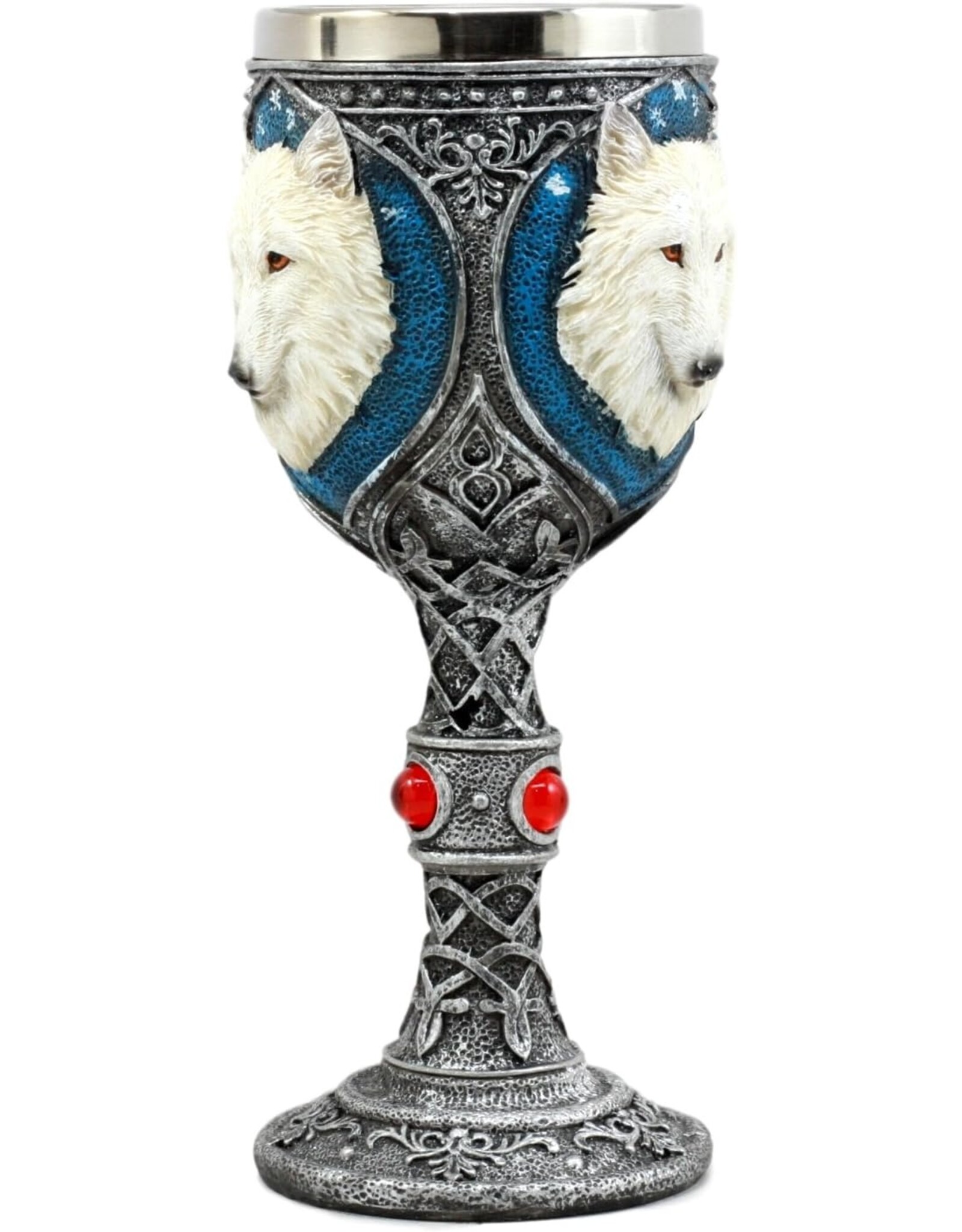 VG Giftware & Lifestyle - Celtic Goblet White Wolf