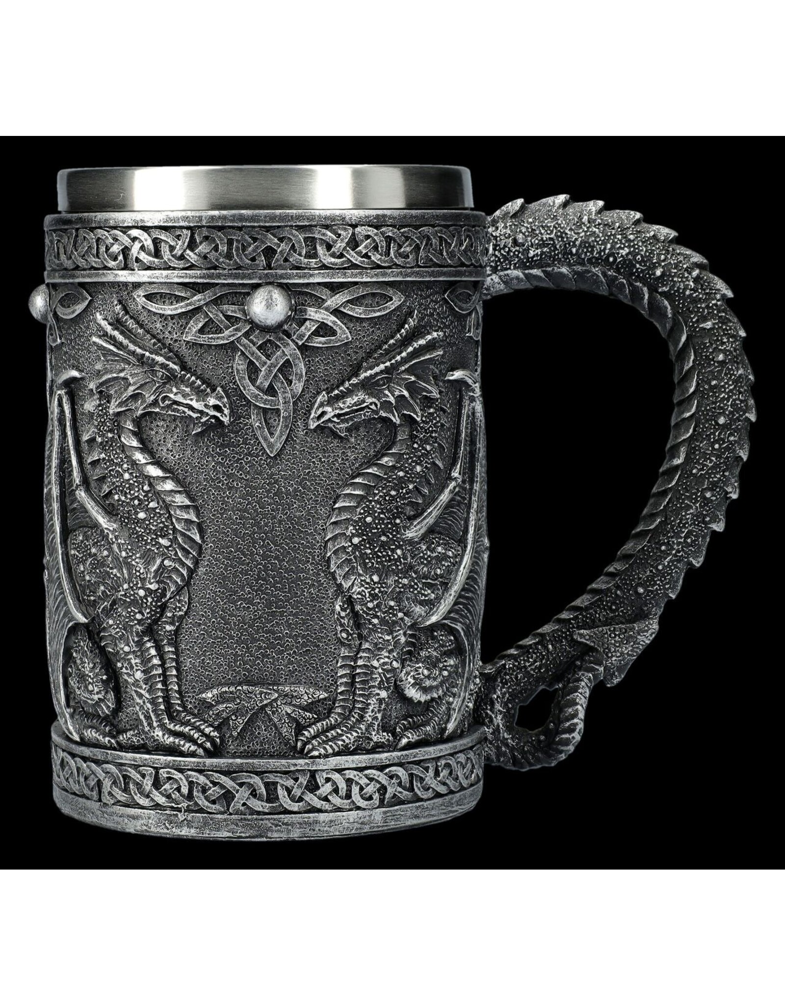 VG Drinkware - Zwarte Draken Mok - Bierpul