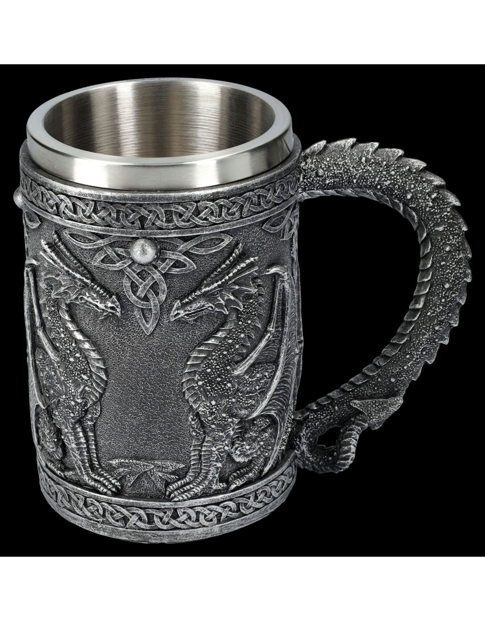 VG Drinkware - Zwarte Draken Mok - Bierpul