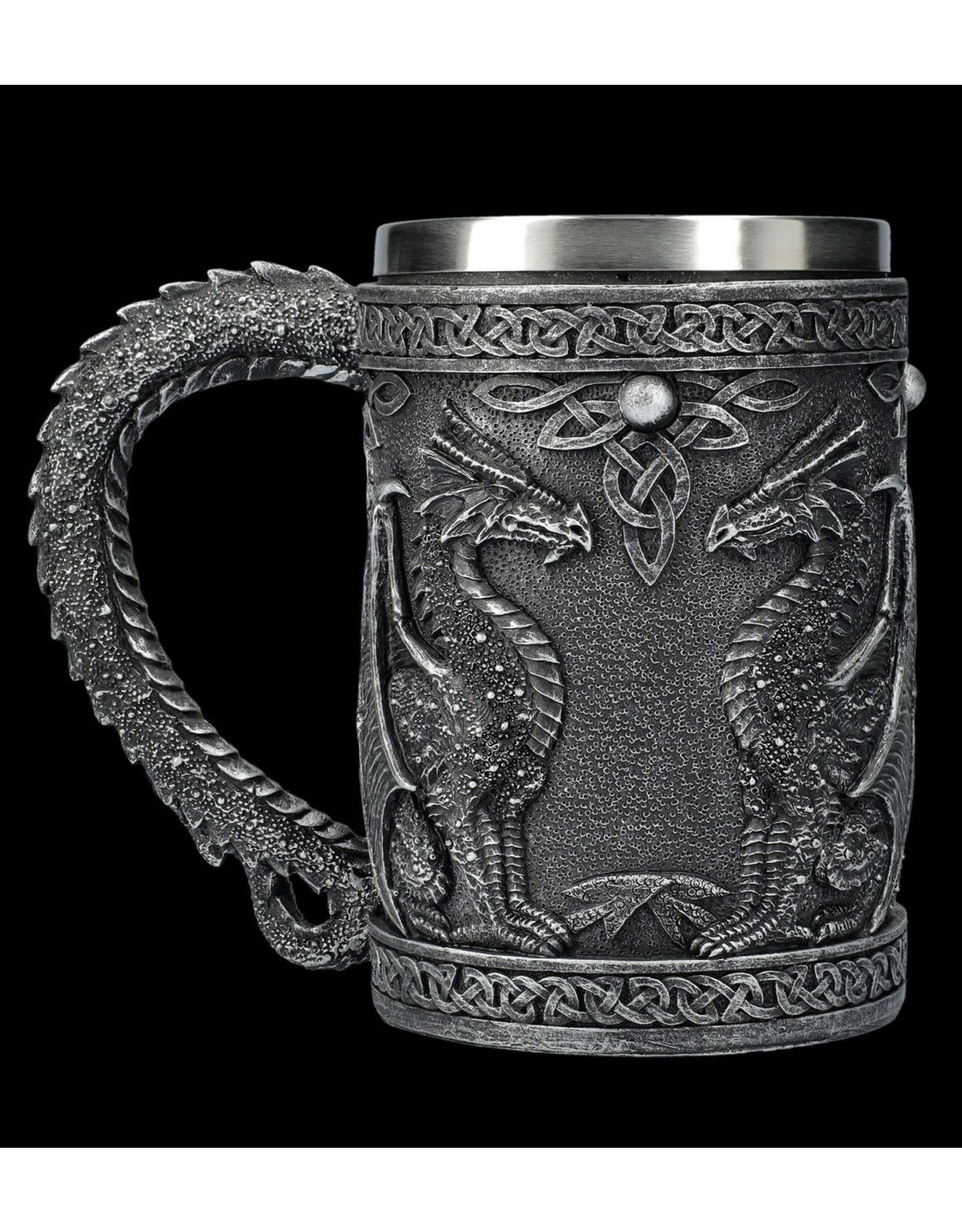 VG Drinkware - Zwarte Draken Mok - Bierpul