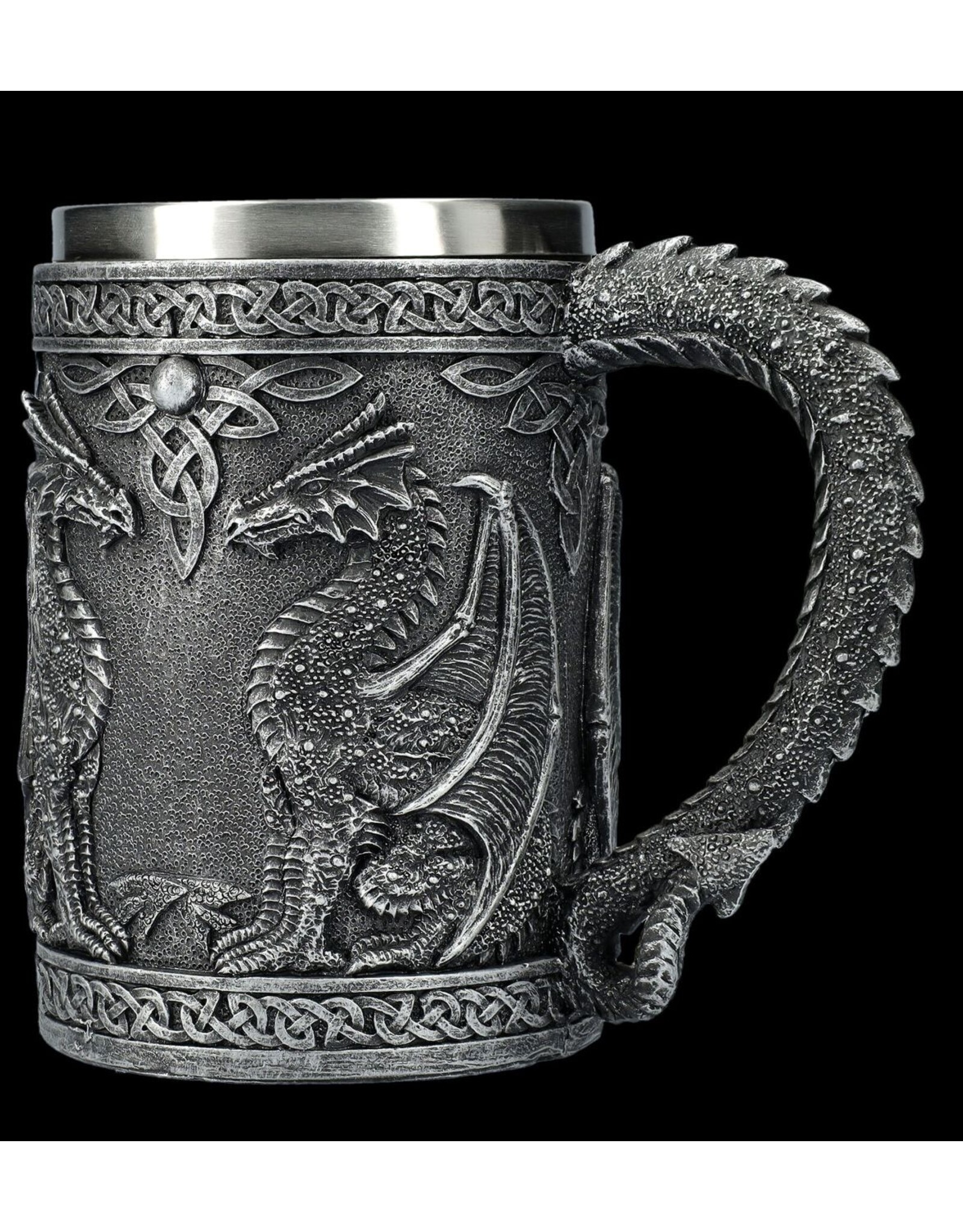 VG Drinkware - Zwarte Draken Mok - Bierpul