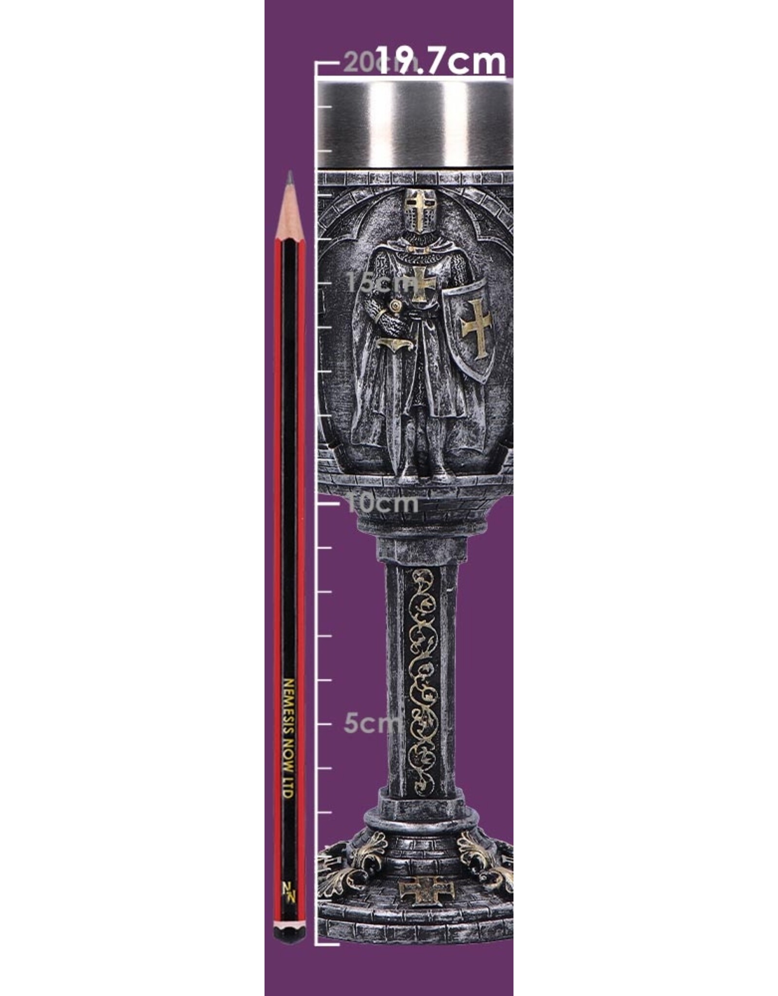 VG Bekers en Kelken - Middeleeuwse Kelk Zilveren Kruisvaarder