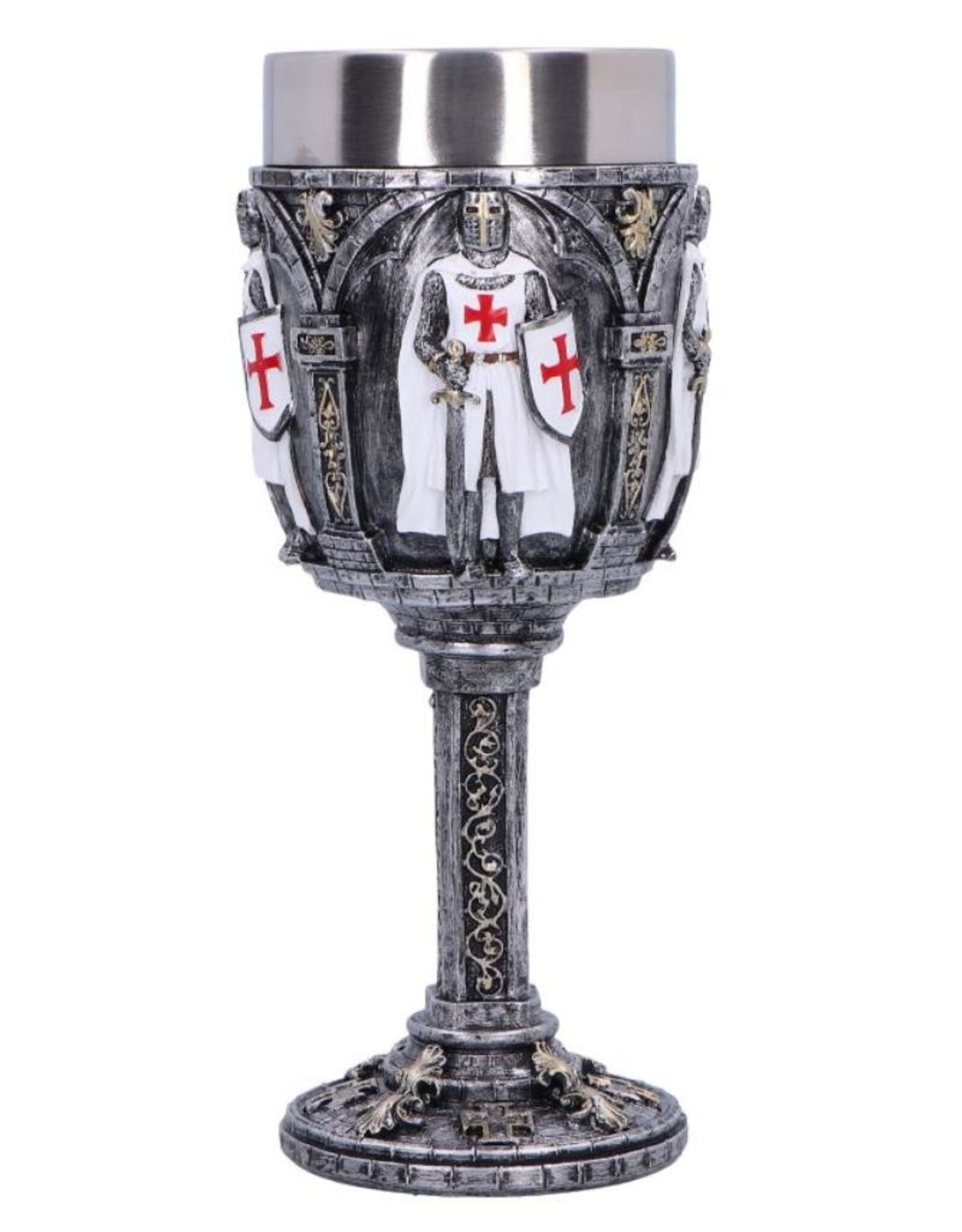 VG Tankards and mugs - Medieval Goblet White Crusader