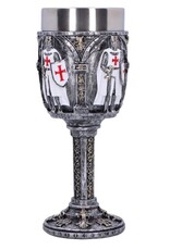 VG Tankards and mugs - Medieval Goblet White Crusader
