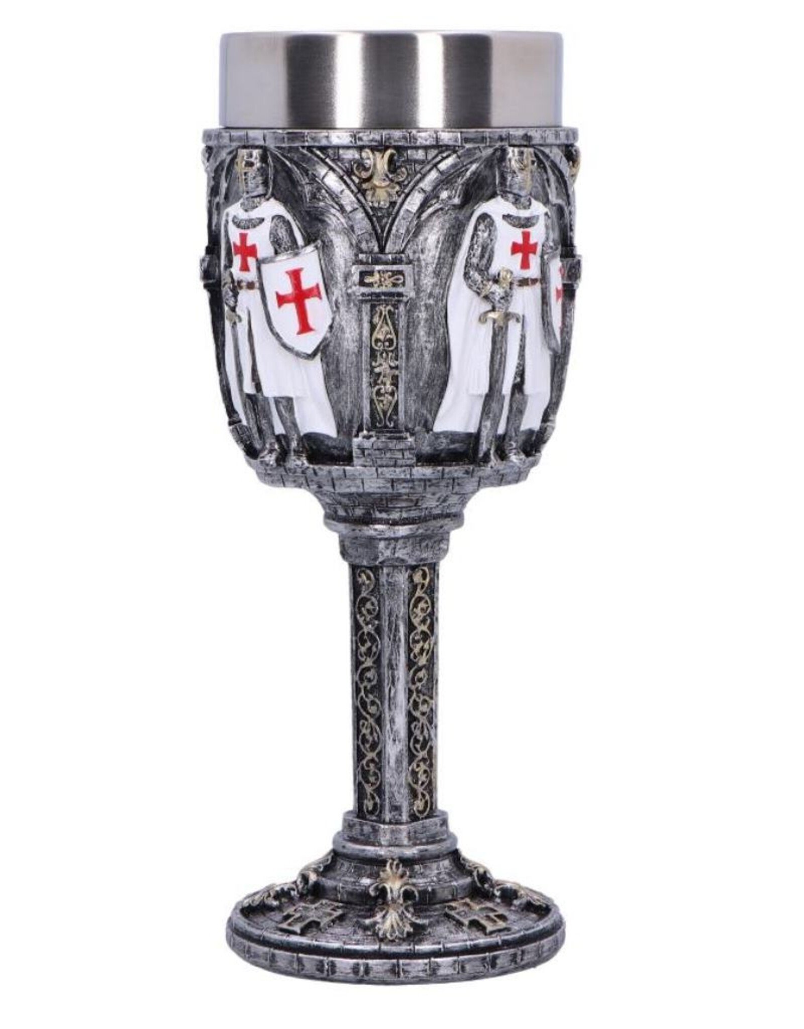 VG Tankards and mugs - Medieval Goblet White Crusader