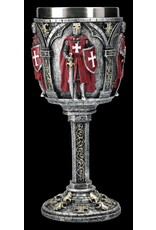 VG Tankards and mugs - Medieval Goblet Red Crusader