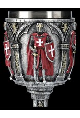 VG Tankards and mugs - Medieval Goblet Red Crusader