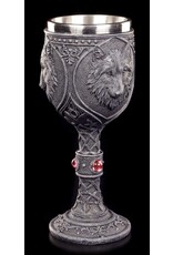 VG Giftware & Lifestyle - Zwarte Wolf  Gothic Kelk 20cm