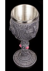 VG Giftware & Lifestyle - Black Wolf Gothic Goblet 20cm