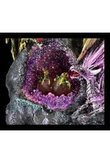 VG Giftware & Lifestyle - Draken op Rots Kristallen Geode met LED-licht 21cm