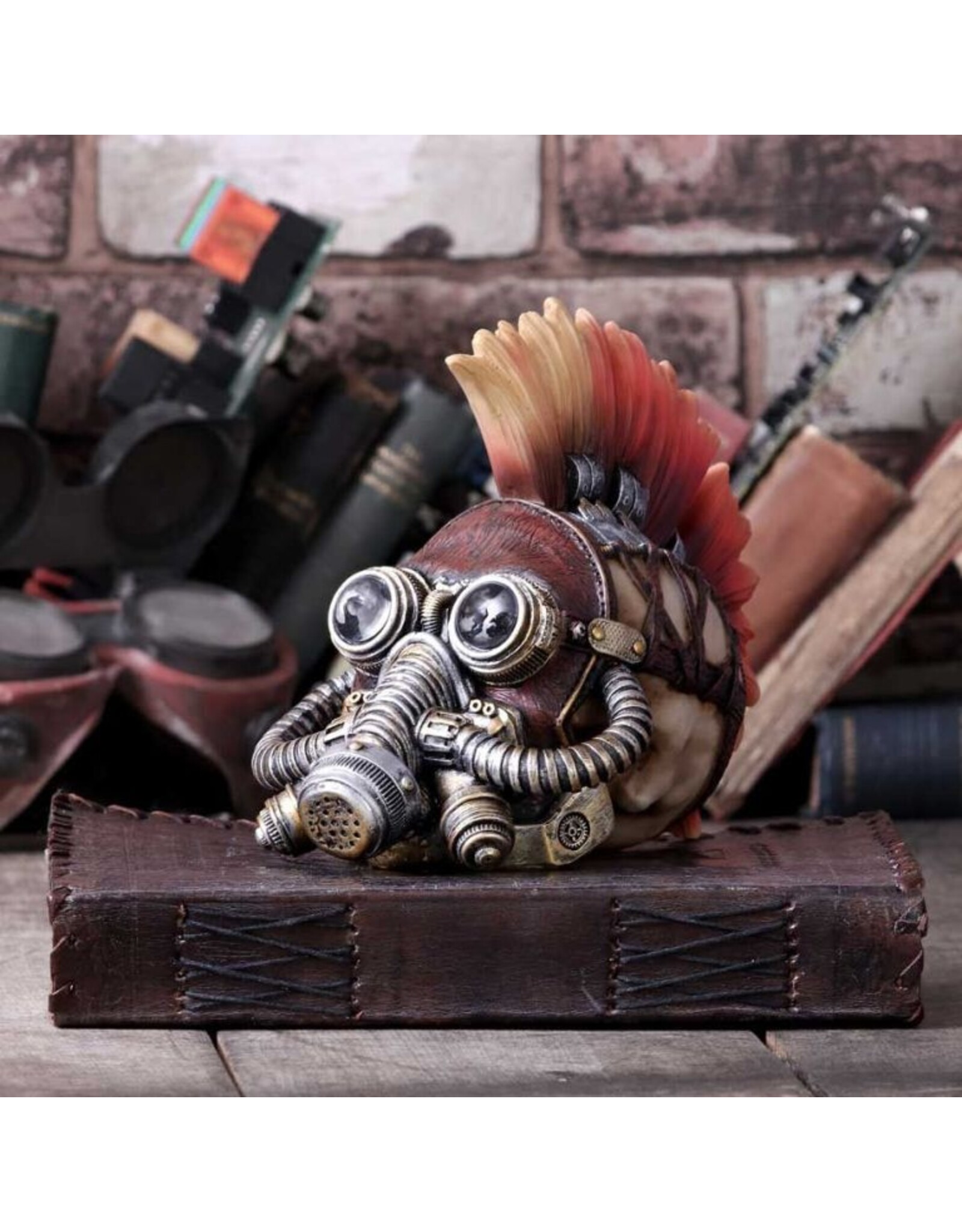 VG Reapers, skulls and dragons - Punk Skull with Mohawk Furry Max