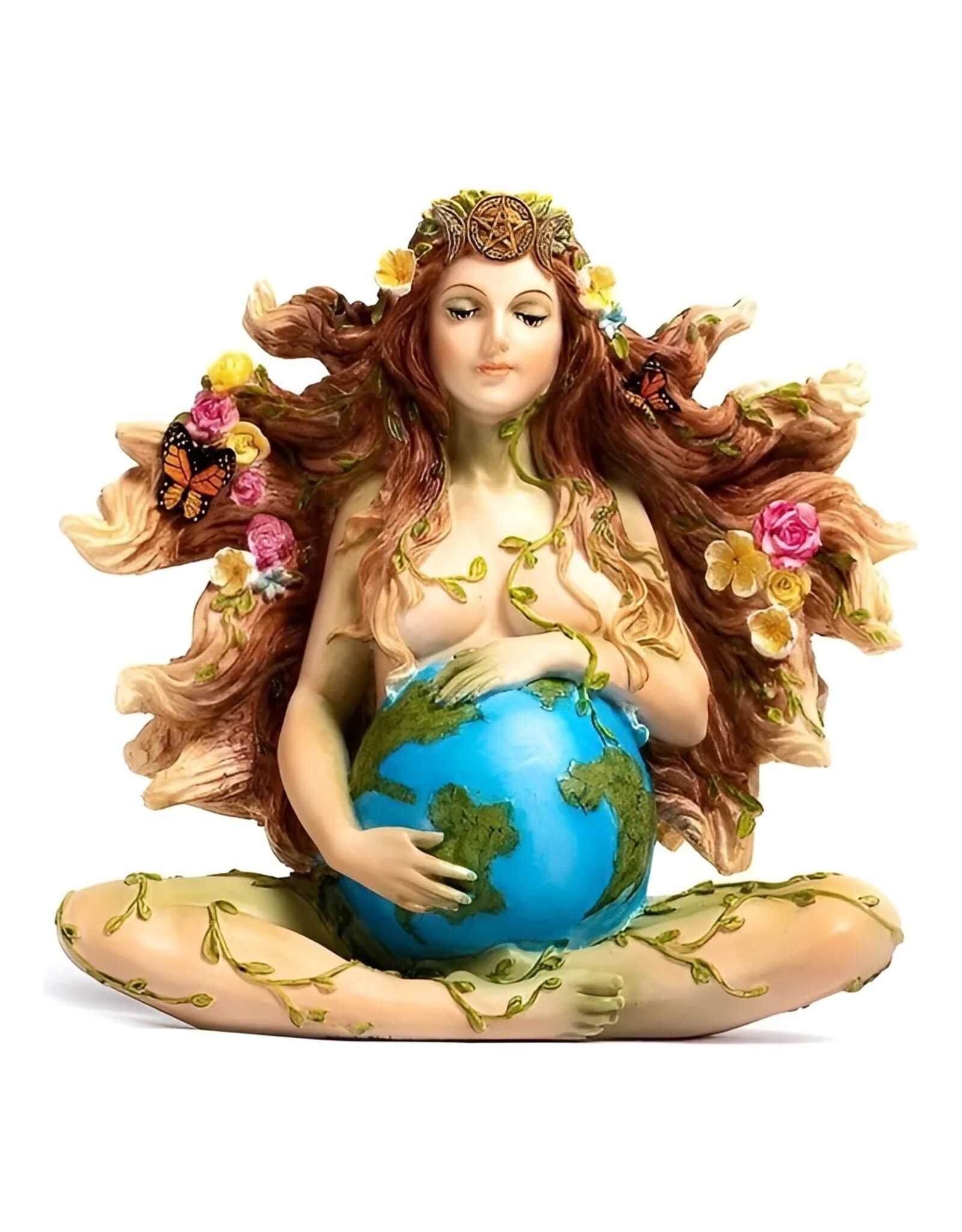 Veronese Design Giftware & Lifestyle - Mother Earth Gaia Coloured Statue - Veronese Design