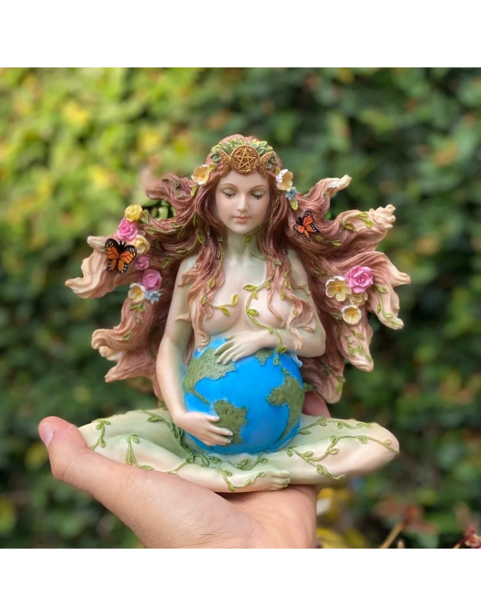 Veronese Design Giftware & Lifestyle - Mother Earth Gaia Coloured Statue - Veronese Design