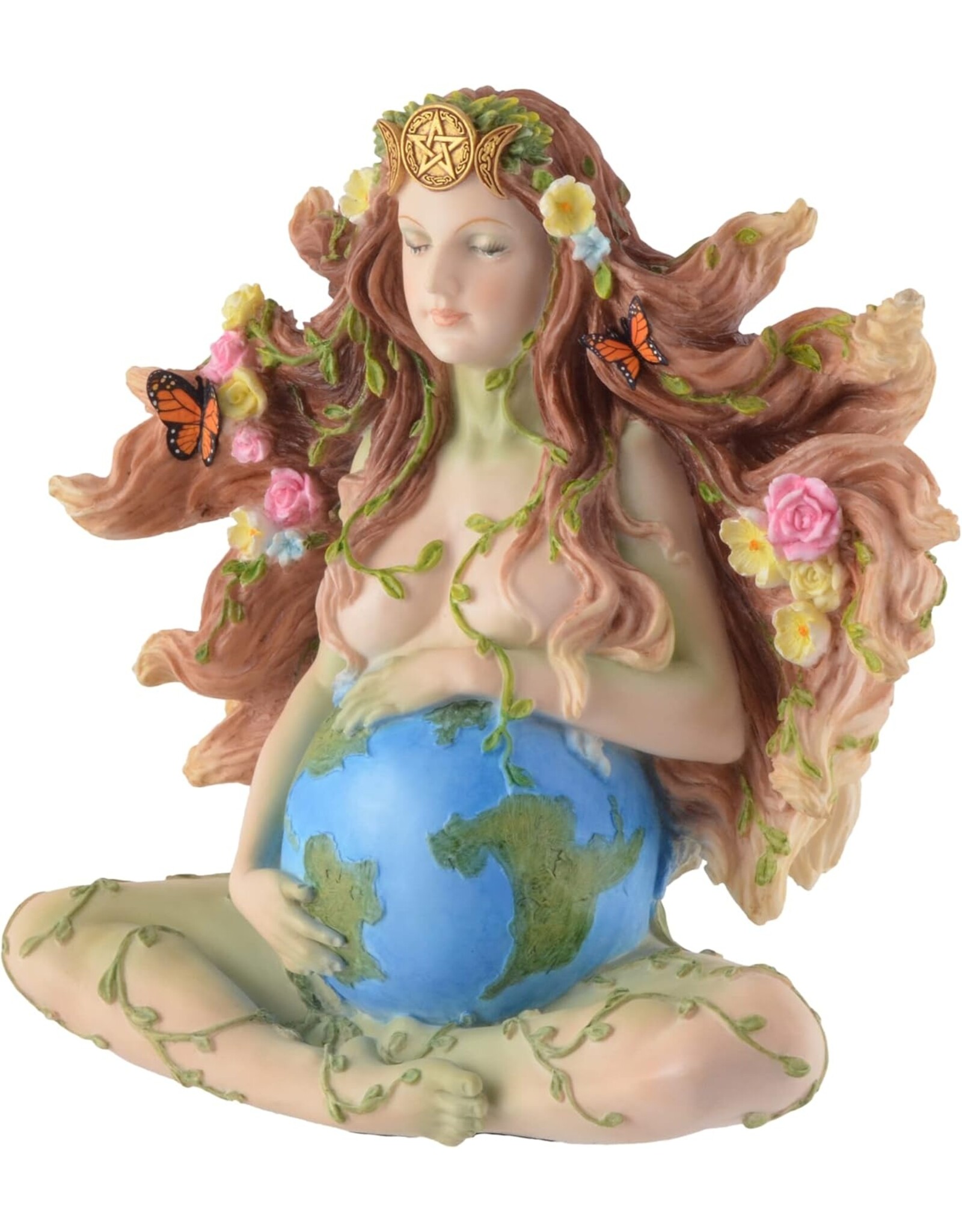 Veronese Design Giftware & Lifestyle - Mother Earth Gaia Coloured Statue - Veronese Design