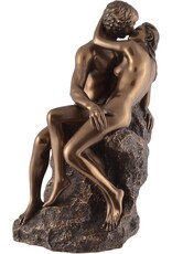 Veronese Design Giftware & Lifestyle - The Kiss - Lovers on the Rock statue - Veronese Design 24cm