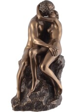 Veronese Design Giftware & Lifestyle - The Kiss - Lovers on the Rock beeld - Veronese Design 24cm
