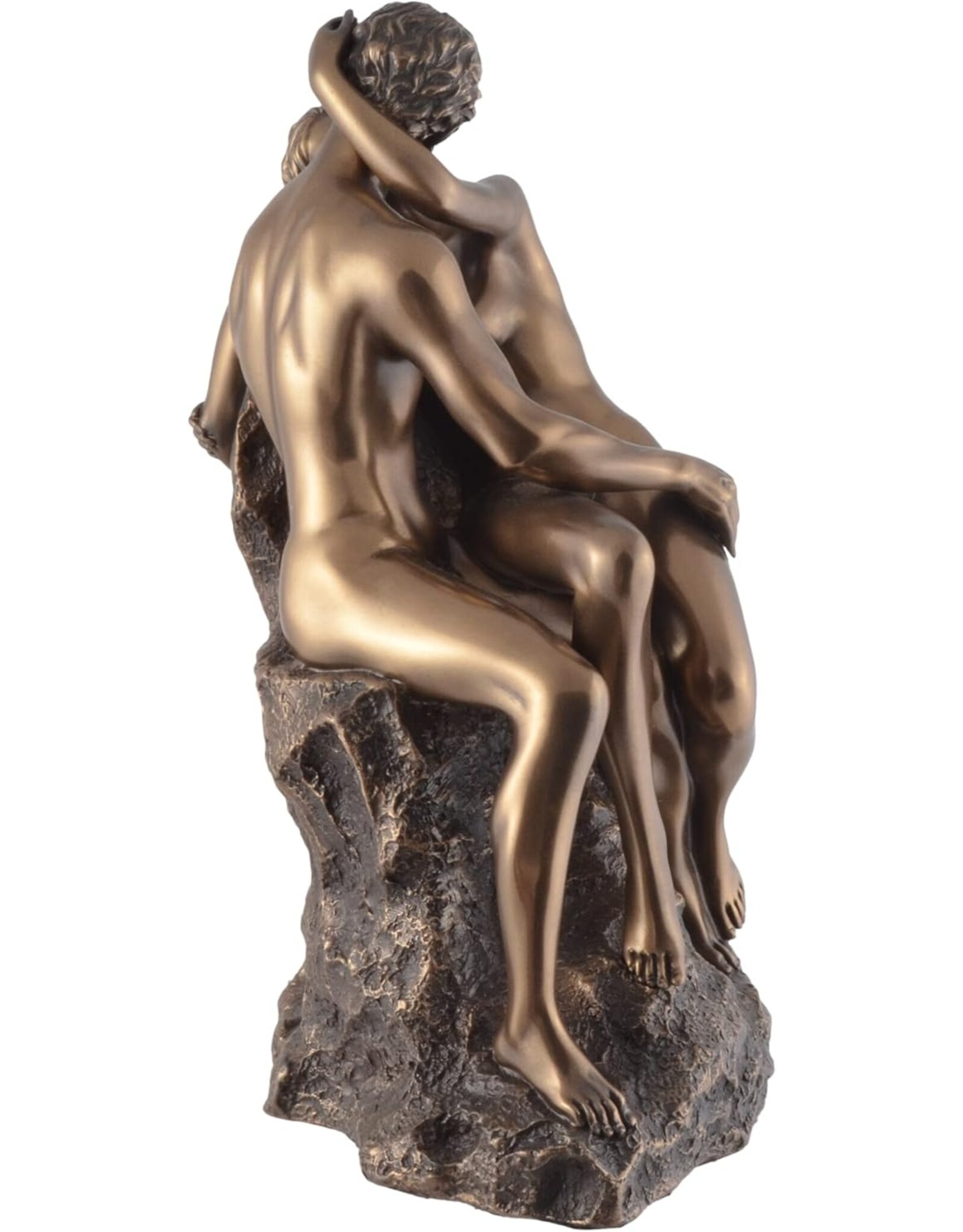 Veronese Design Giftware & Lifestyle - The Kiss - Lovers on the Rock beeld - Veronese Design 24cm