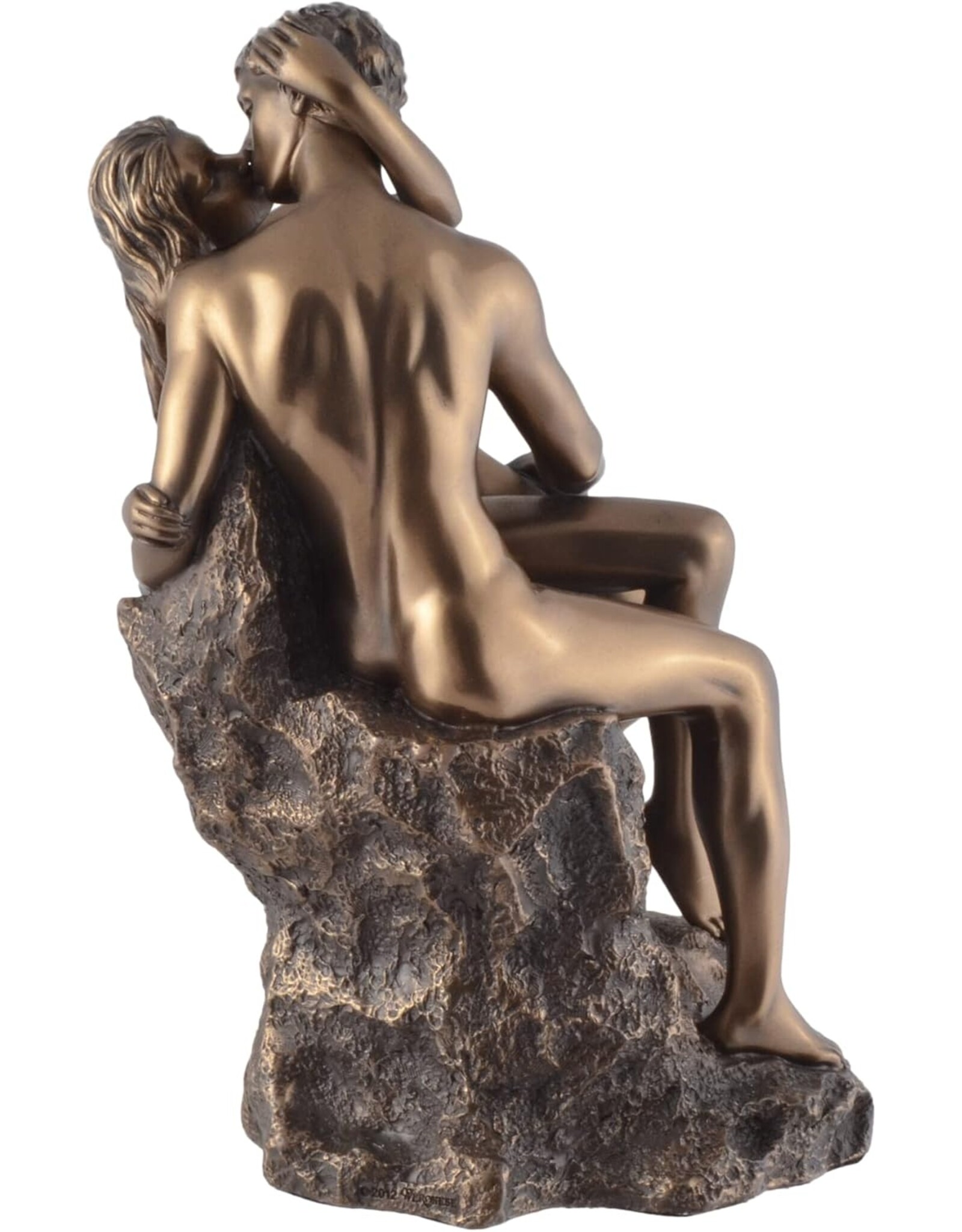 Veronese Design Giftware & Lifestyle - The Kiss - Lovers on the Rock beeld - Veronese Design 24cm