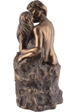 Veronese Design Giftware & Lifestyle - The Kiss - Lovers on the Rock beeld - Veronese Design 24cm