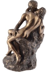 Veronese Design Giftware & Lifestyle - The Kiss - Lovers on the Rock statue - Veronese Design 24cm
