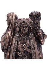 Veronese Design Giftware & Lifestyle - Trinity Keltische Drievoudige Godin Kandelaar